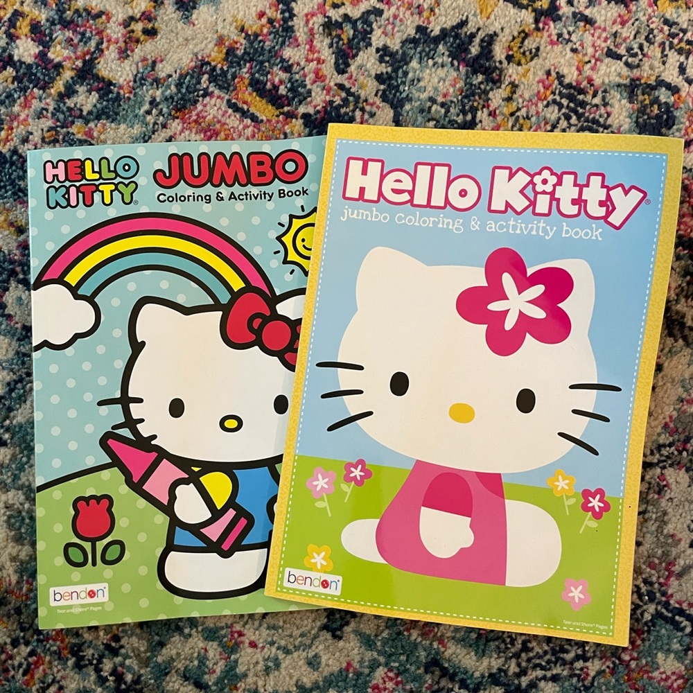 HELLO KITTY COLORING BOOKS